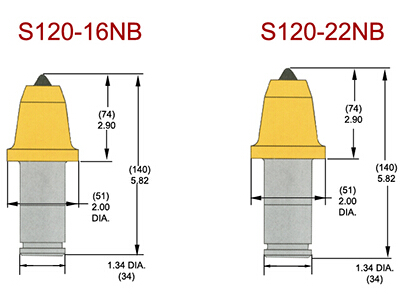 S120-16NB掘進機截齒,S120-22NB掘進機截齒